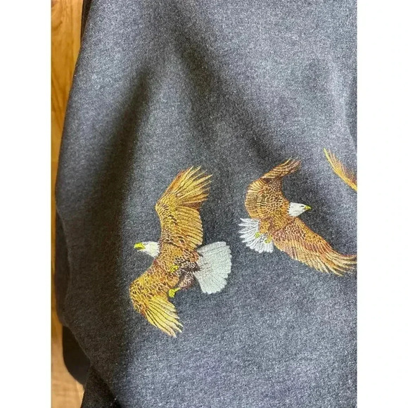 Vintage Eagle Crewneck TSF Sportswear Sweatshirt Men's Size XL - Picture 3 of 9